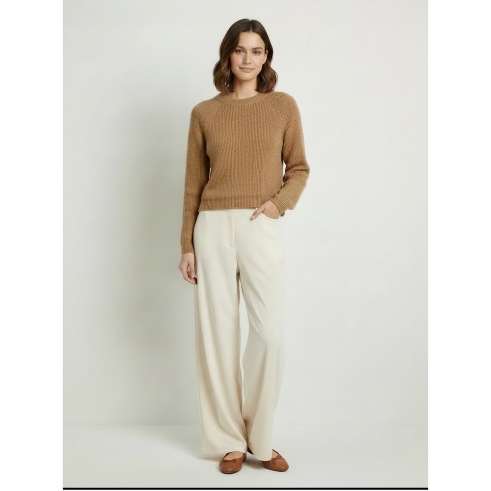 Quince Camel Crewneck Sweater